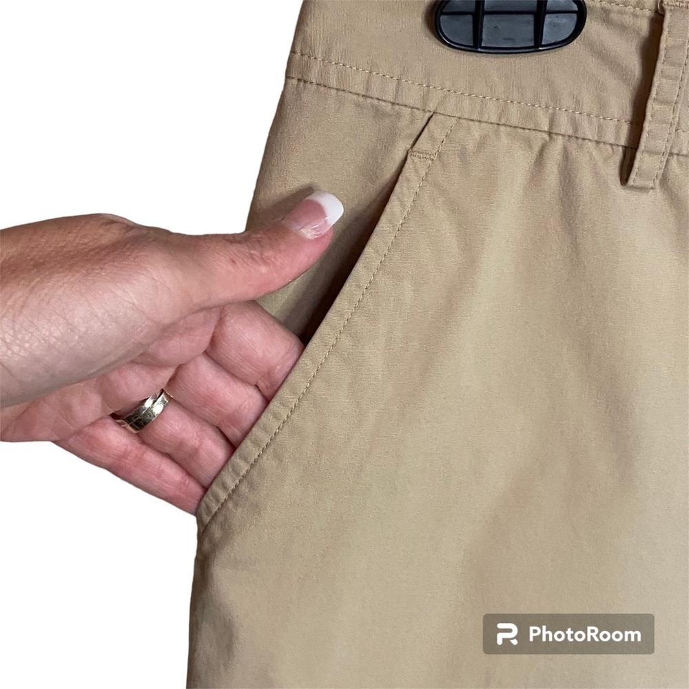 LAUREN RALPH LAUREN / Dark khaki Bermuda Shorts Size 12 - Picture 5 of 10
